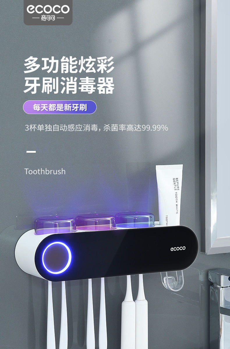 Nuevo Soporte de Cepillos de Dientes Eléctrico ECOCO con Esterilizador UV