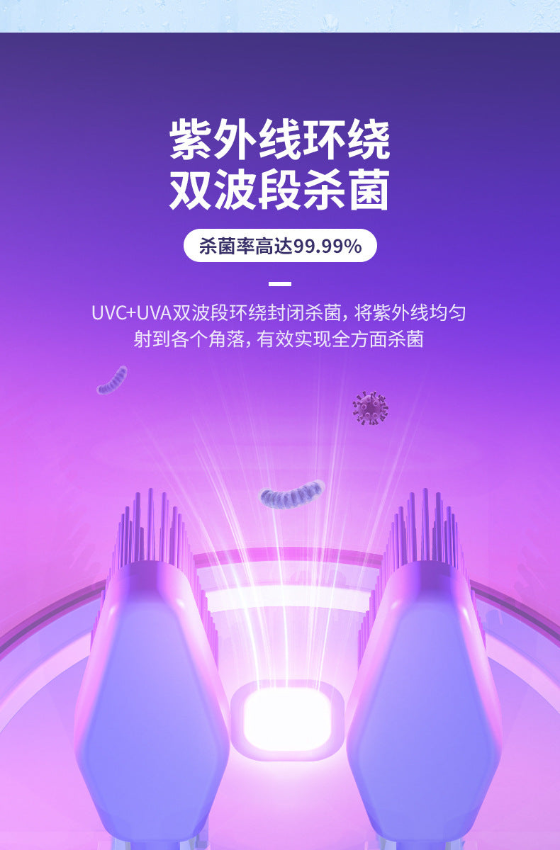 Nuevo Soporte de Cepillos de Dientes Eléctrico ECOCO con Esterilizador UV