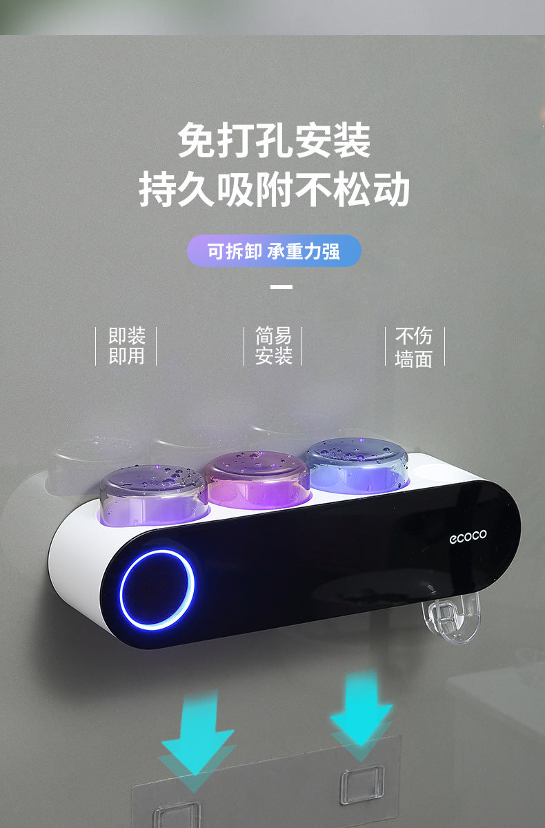 Nuevo Soporte de Cepillos de Dientes Eléctrico ECOCO con Esterilizador UV