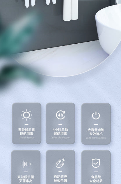 Nuevo Soporte de Cepillos de Dientes Eléctrico ECOCO con Esterilizador UV