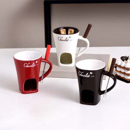 Set de Fondue Individual – Mini Taza Calentadora