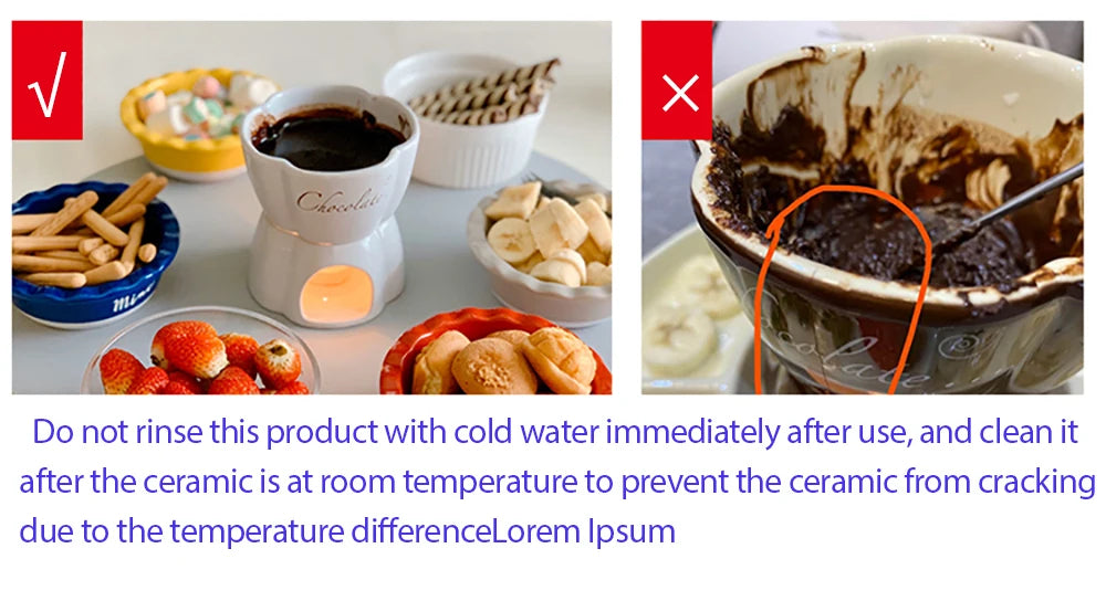 Set de Fondue Individual – Mini Taza Calentadora