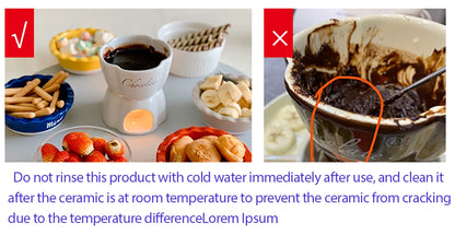 Set de Fondue Individual – Mini Taza Calentadora