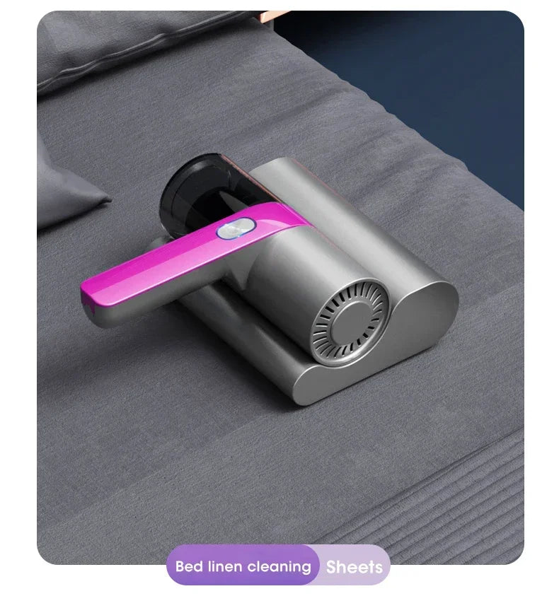 Aspiradora Inalámbrica para Ácaros – Esterilizador UV y Limpieza Profunda