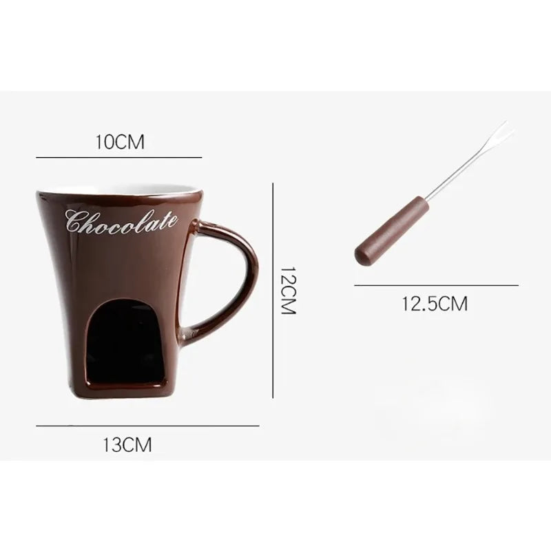 Set de Fondue Individual – Mini Taza Calentadora