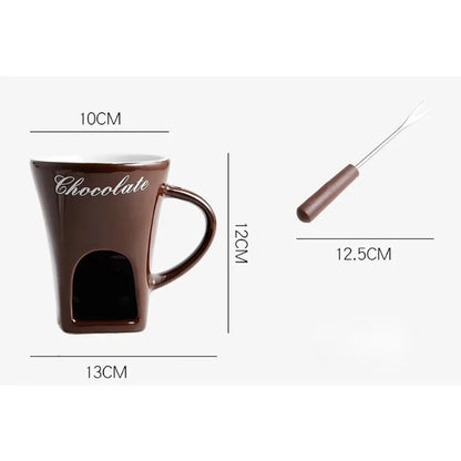 Set de Fondue Individual – Mini Taza Calentadora