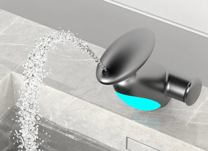 Grifo LED para Lavabo con Sensor de Temperatura – 4 Modos de Salida de Agua