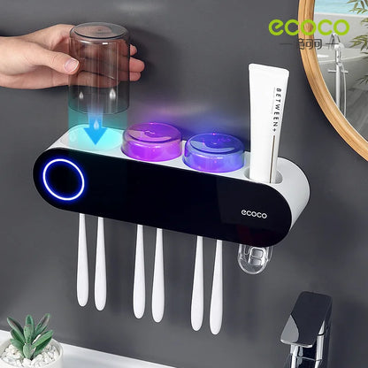 Nuevo Soporte de Cepillos de Dientes Eléctrico ECOCO con Esterilizador UV