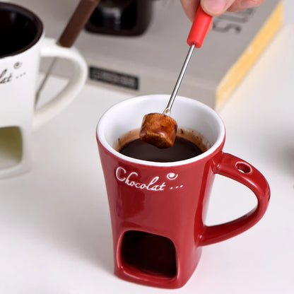 Set de Fondue Individual – Mini Taza Calentadora