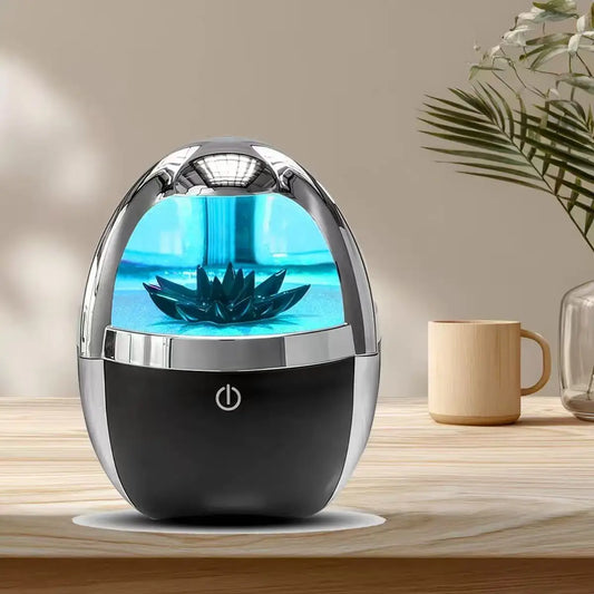 Mini Bocina Bluetooth 2025 – Ballena LED con Fluido Magnético