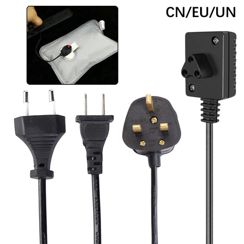 Hot Water Bottle Charging Cable Power Plug Electric Bag Hand Warmer Pocket Rechargeable Plug Outdoor Portable