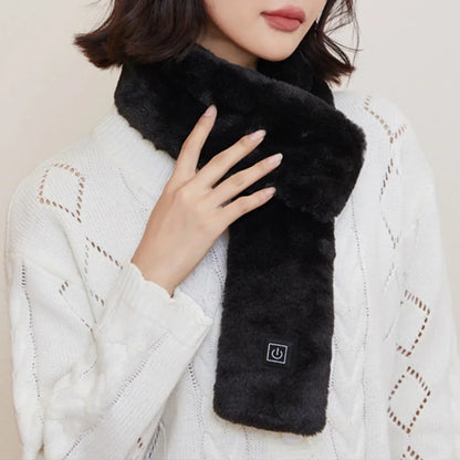 Calentador de Cuello Eléctrico Recargable por USB – Bufanda Térmica con 3 Niveles de Calor para Hombre y Mujer