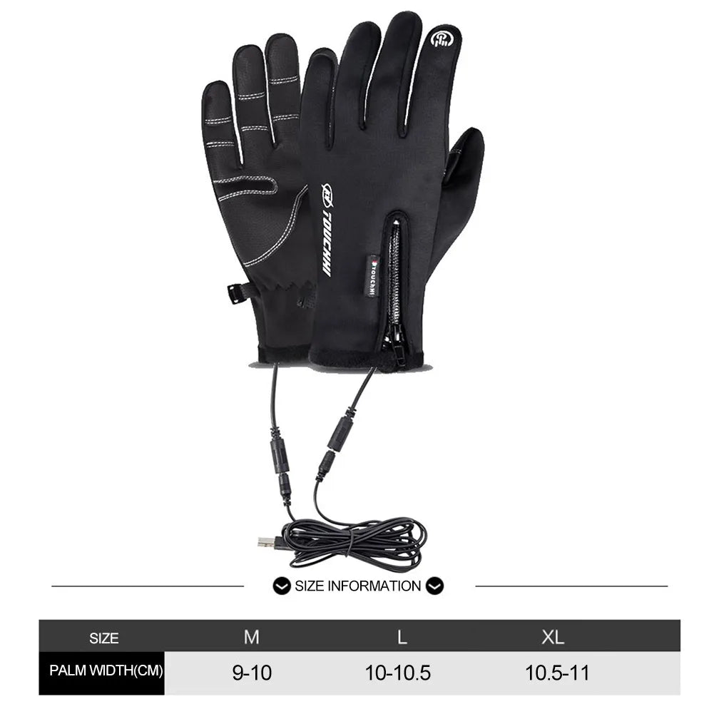 Guantes Térmicos Eléctricos Recargables – Calefacción para Invierno, Esquí, Snowboard, Caza y Pesca