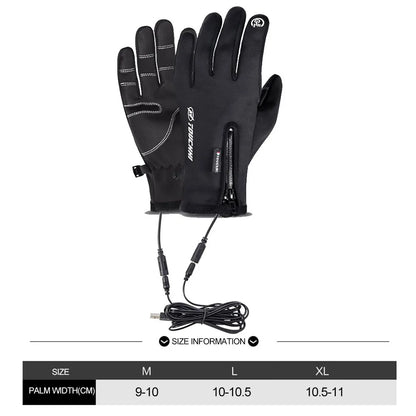 Guantes Térmicos Eléctricos Recargables – Calefacción para Invierno, Esquí, Snowboard, Caza y Pesca