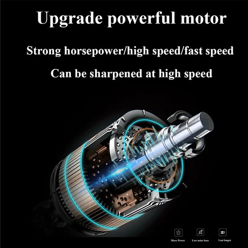 Cortauñas Eléctrico para Mascotas – Recargable con Luz LED, Silencioso y Seguro para Perros y Gatos