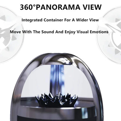 Mini Bocina Bluetooth 2025 – Ballena LED con Fluido Magnético