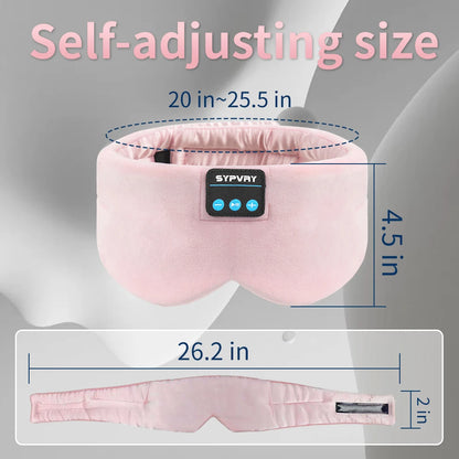 Antifaz para Dormir con Auriculares Bluetooth – Máscara de Sueño Inalámbrica con Música para Hombres y Mujeres