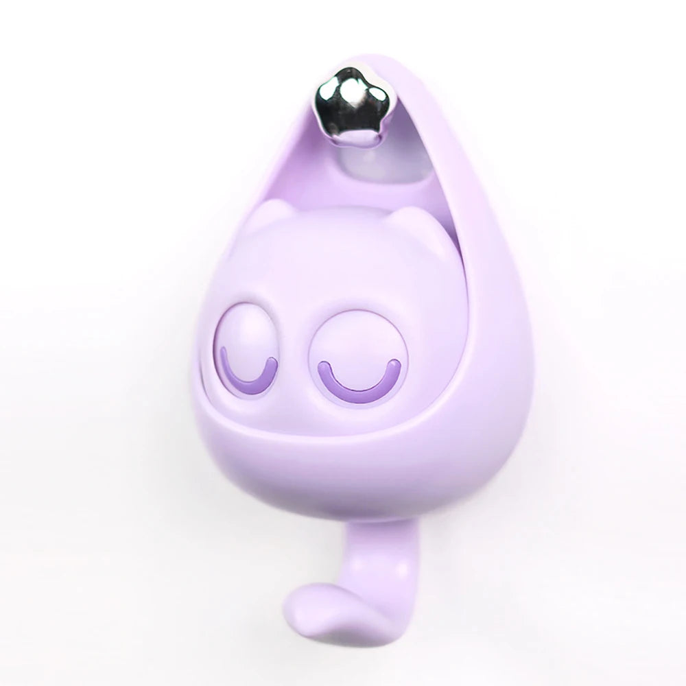Gancho Adhesivo Decorativo con Diseño de Gato de Ojos Grandes – Práctico, Tierno y Fácil de Instalar