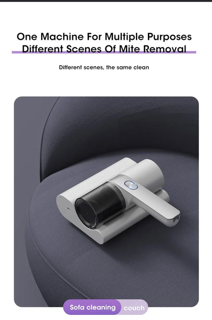 Aspiradora Inalámbrica para Ácaros – Esterilizador UV y Limpieza Profunda