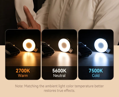 Empuñadura Magnética TELESIN Fun Shot con Control Remoto – Soporte de Cámara para Teléfonos Android e iOS