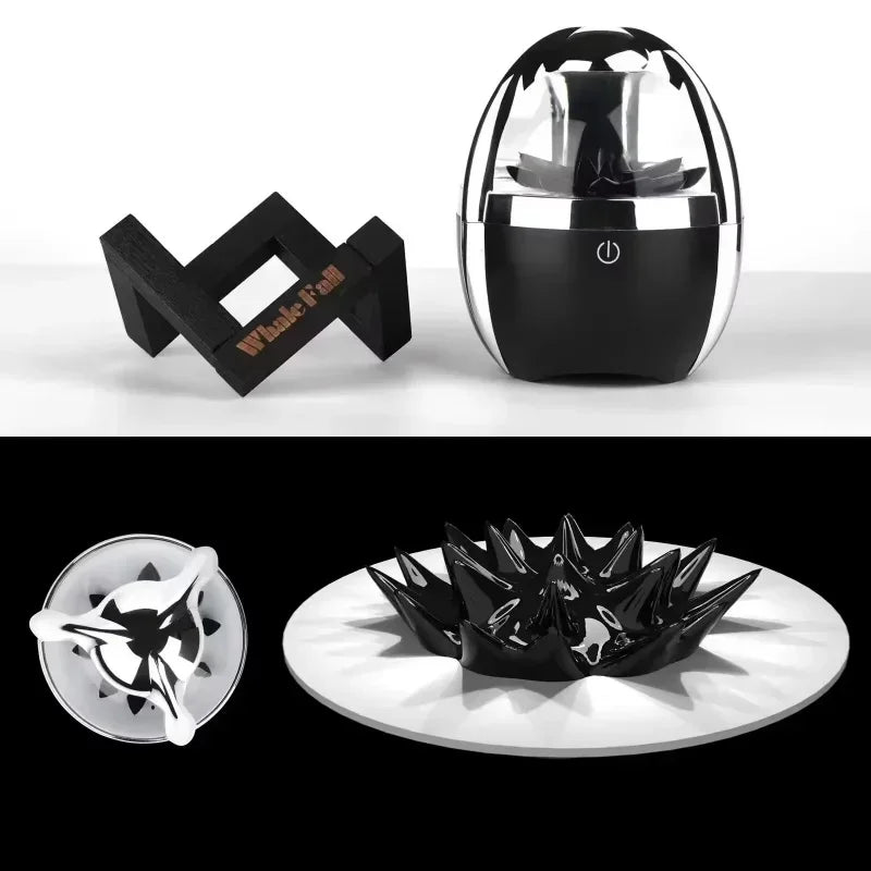 Mini Bocina Bluetooth 2025 – Ballena LED con Fluido Magnético