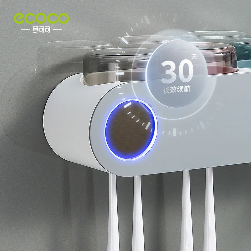 Nuevo Soporte de Cepillos de Dientes Eléctrico ECOCO con Esterilizador UV