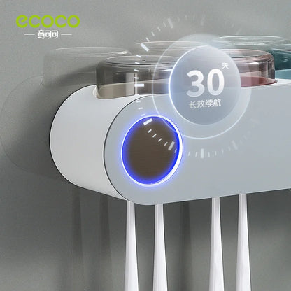 Nuevo Soporte de Cepillos de Dientes Eléctrico ECOCO con Esterilizador UV