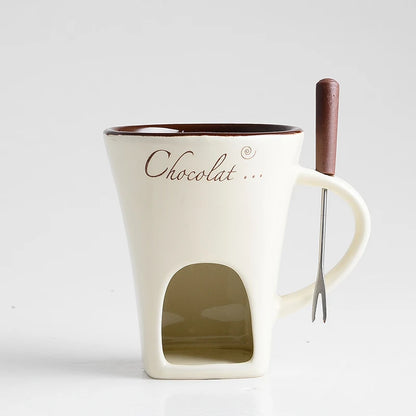 Set de Fondue Individual – Mini Taza Calentadora