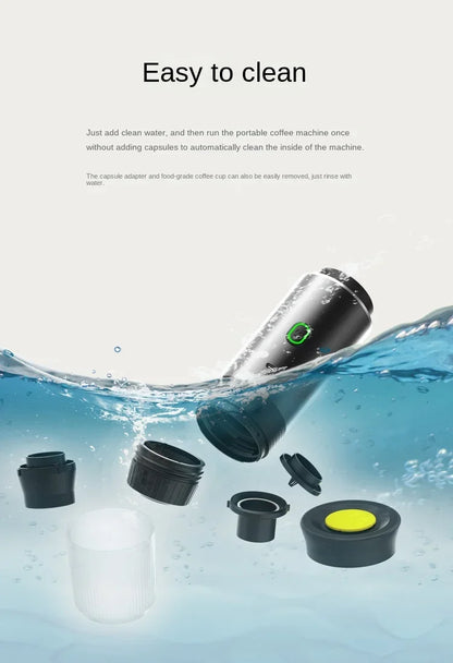 Cafetera Eléctrica Portátil e Inalámbrica – Espresso 3 en 1