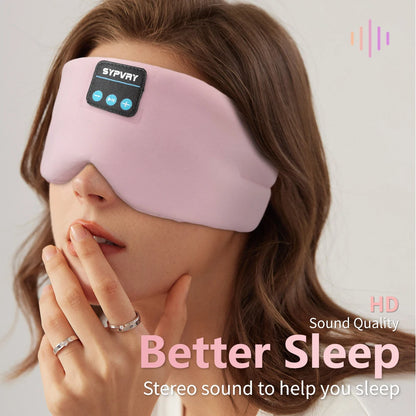 Antifaz para Dormir con Auriculares Bluetooth – Máscara de Sueño Inalámbrica con Música para Hombres y Mujeres