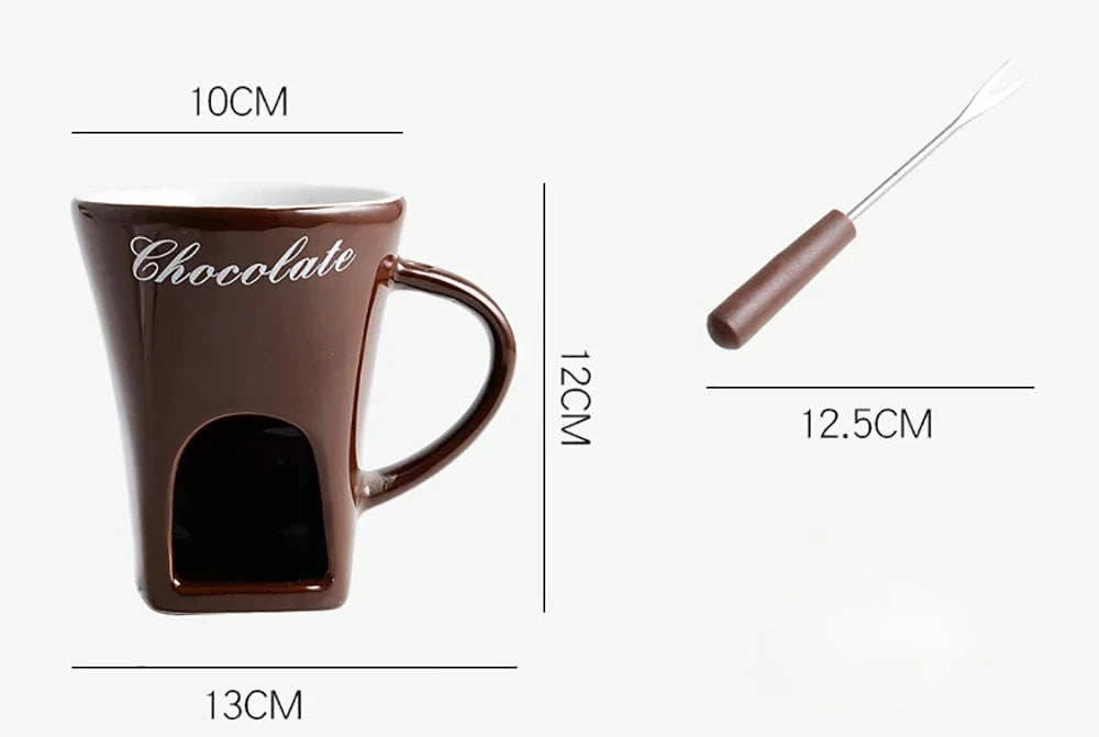 Set de Fondue Individual – Mini Taza Calentadora