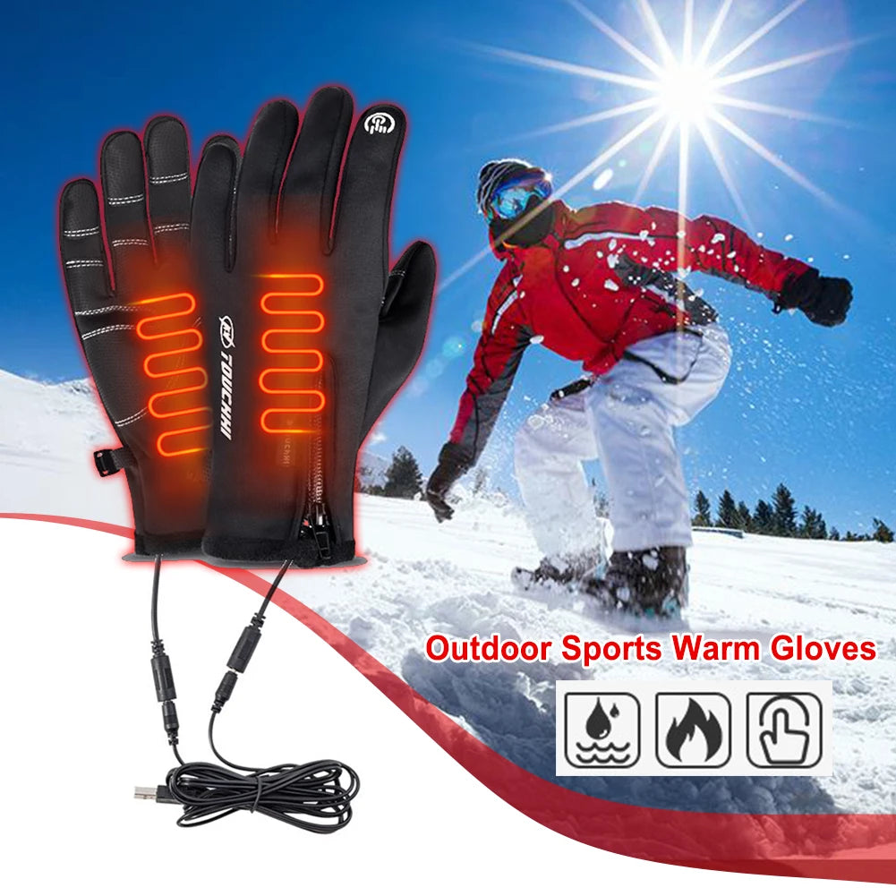 Guantes Térmicos Eléctricos Recargables – Calefacción para Invierno, Esquí, Snowboard, Caza y Pesca