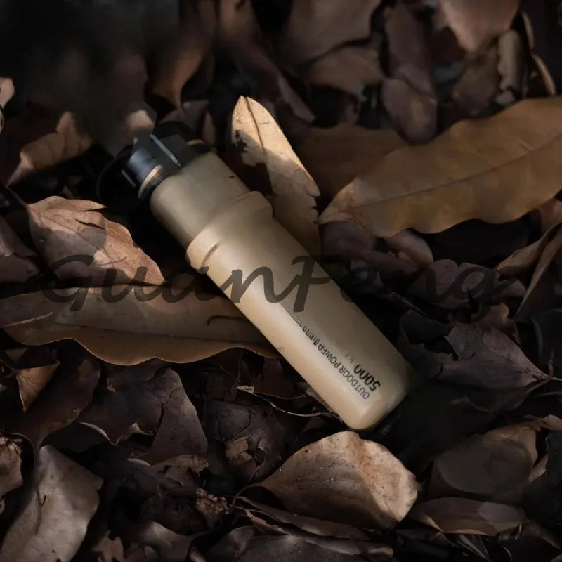 Power Bank Multifuncional con Luz Retro para Camping