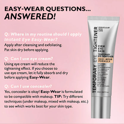 INSTANT ACTION: SMOOTHS LINES, REDUCES PUFFINESS & DARK CIRCLES